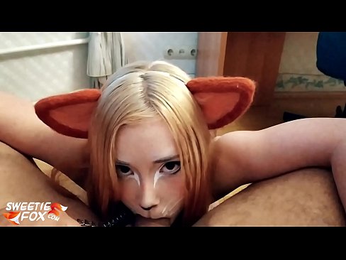 ❤️ Kitsune ਉਸ ਦੇ ਮੂੰਹ ਵਿੱਚ ਡਿਕ ਅਤੇ ਕਮ ਨਿਗਲ ❤️❌ ਸਾਡੇ 'ਤੇ ❌️